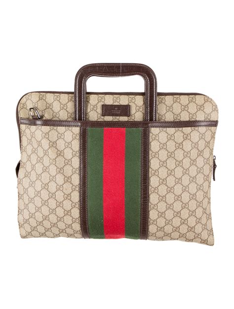 gucci hard briefcase|gucci laptop briefcases.